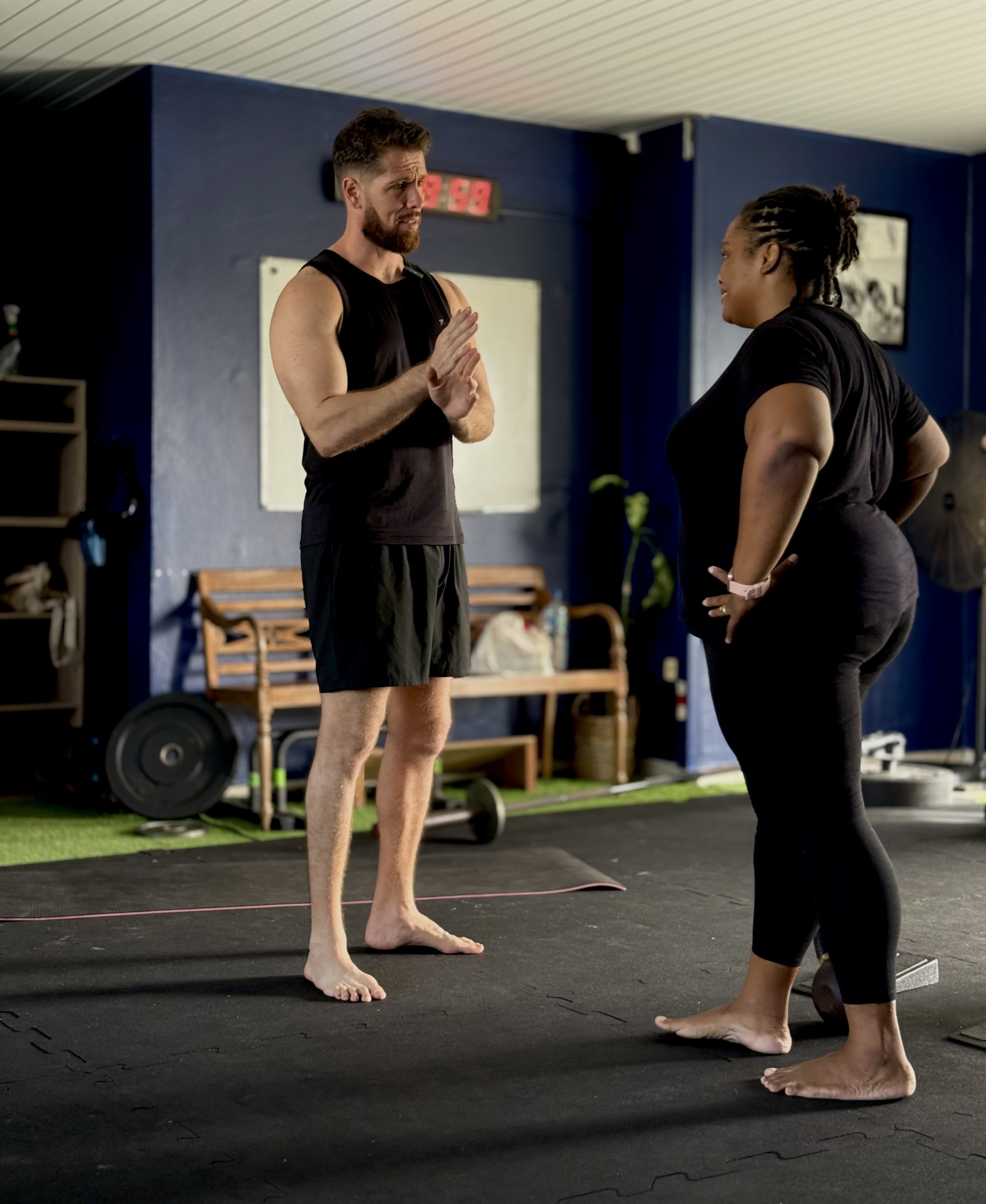 Consultation coach-cliente StrongStudio Kourou